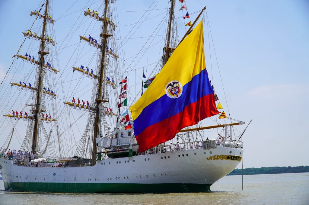 Zarpó del Buque Escuela ARC ‘Gloria’ de la Armada de Colombia