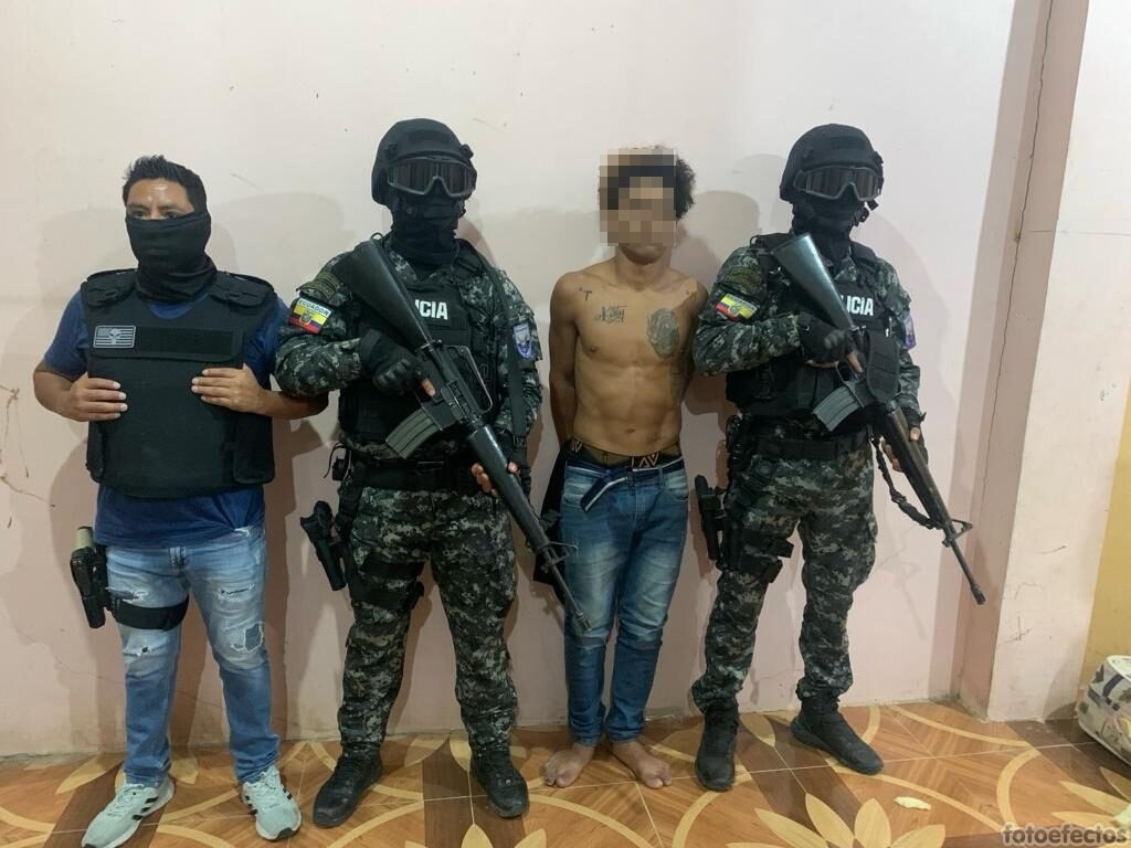 Miembros de grupos delincuenciales organizados aprehendidos con armas y municiones