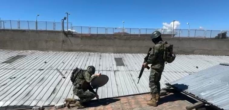 Militares cortan internet en cárcel de Tungurahua