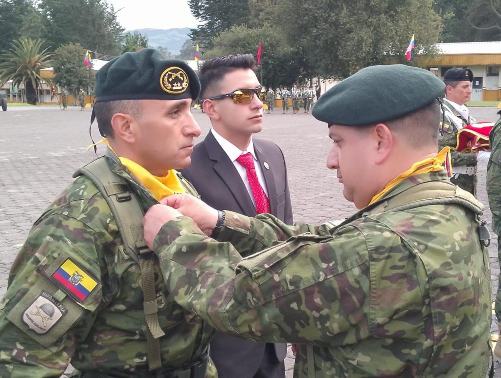 Cambio de mando de las unidades operativas de la Brigada de Infantería N.°13 Pichincha, en Machachi