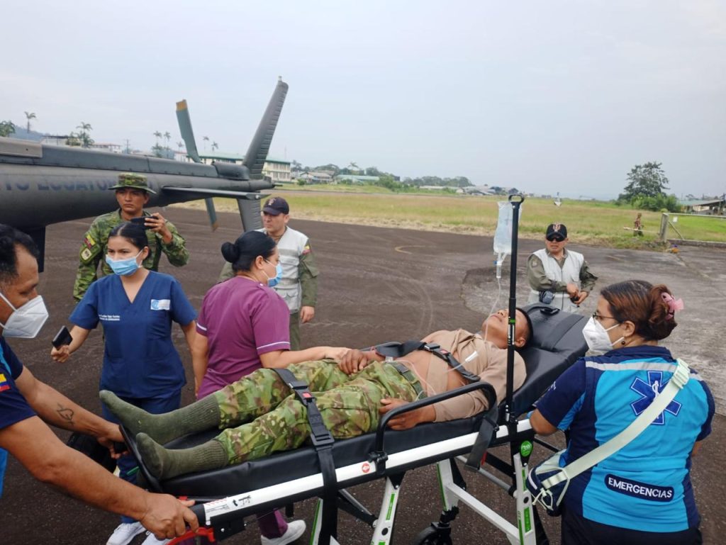 Fuerzas Armadas colaborar con traslado de paciente vía aérea