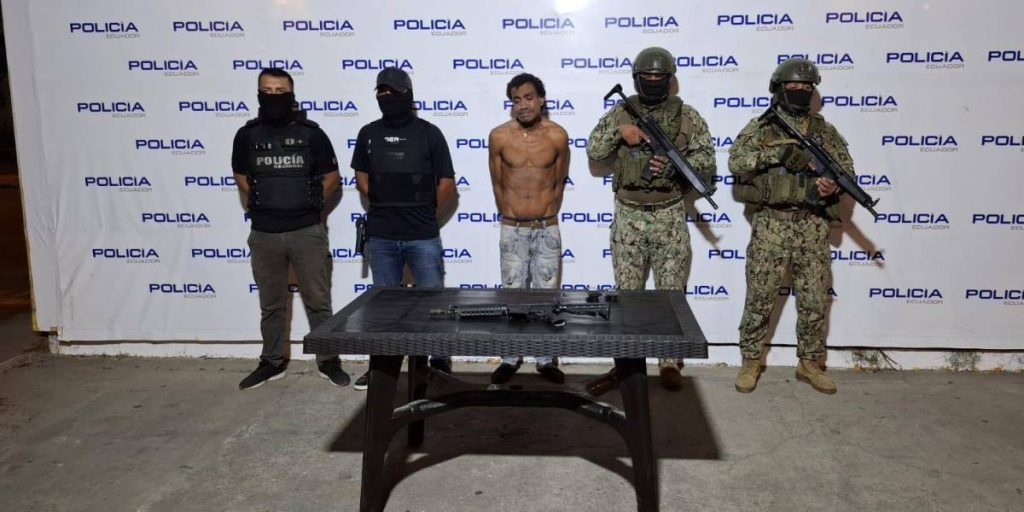 Fuerzas Armadas detienen a peligroso delincuente en El Guabo