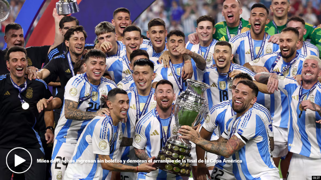 Argentina Campeón en la Copa América 2024