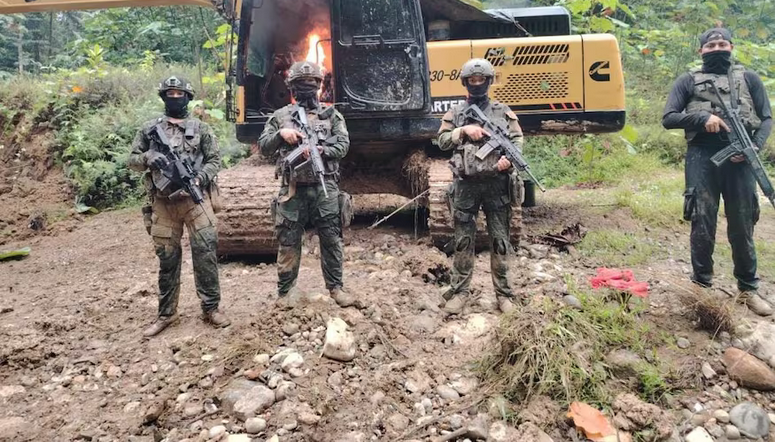 Militares controlan la minería ilegal en Orellana
