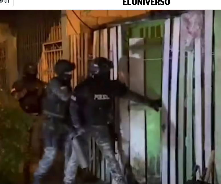 Fuerzas Armadas y Policía cercan los ramales del estero salado