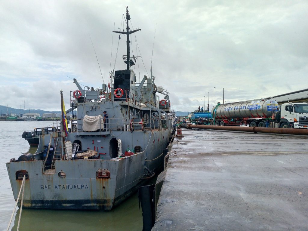 Armada del Ecuador firme en solidaridad