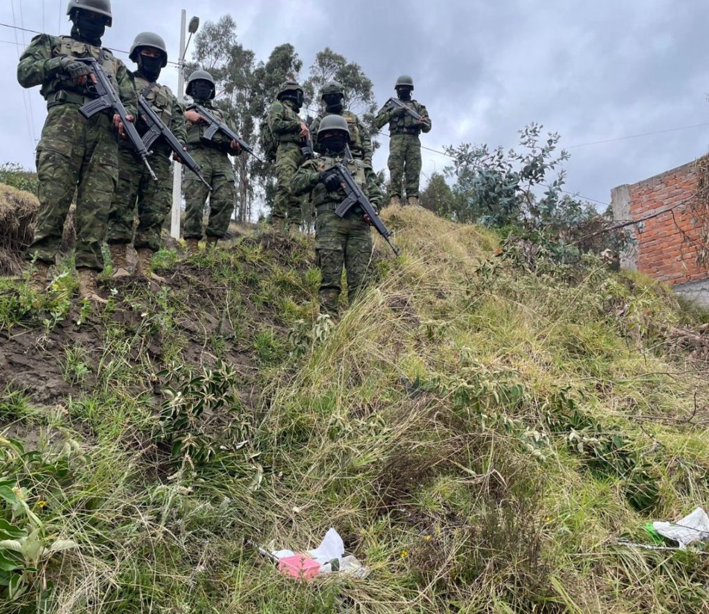 Fuerzas Armadas ubican minas antipersonales