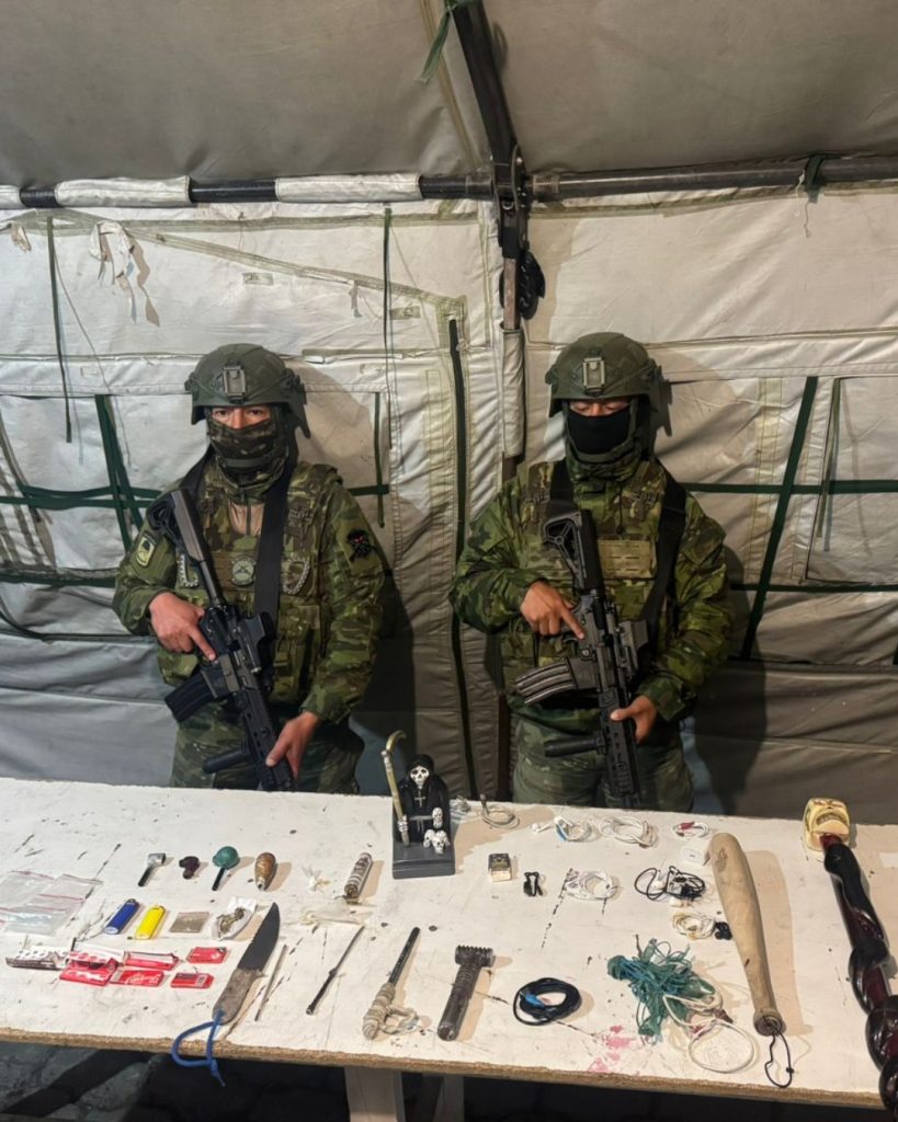Militares realizan control carcelario en Carchi