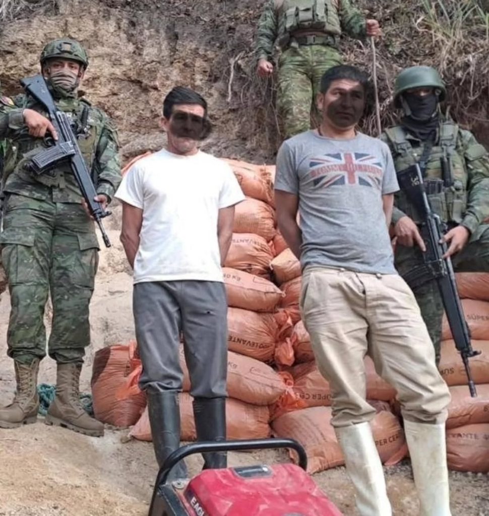 Fuerzas Armadas frena la minería ilegal en Catamayo
