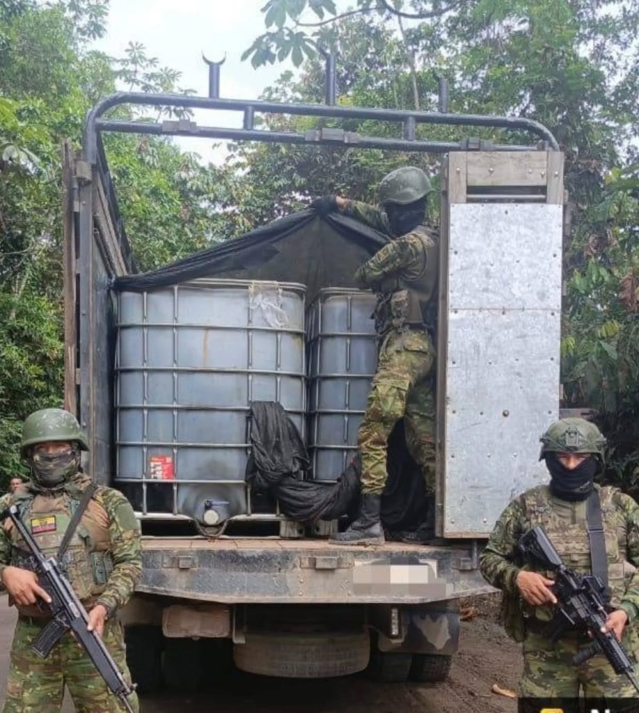Bloque de Seguridad frena el tráfico de combustible en Sucumbíos