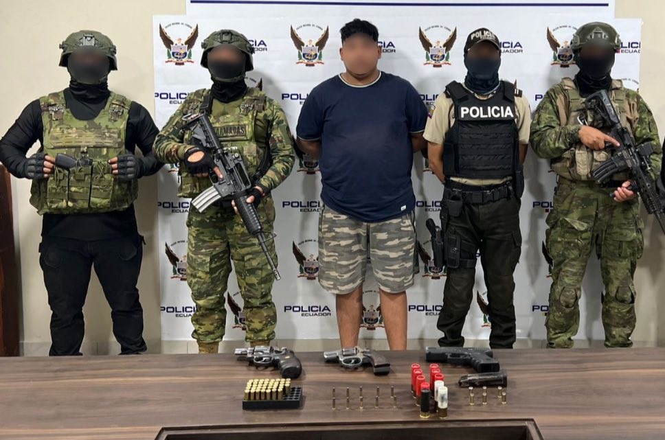 Fuerzas Armadas captura a sicario en Santa Lucía