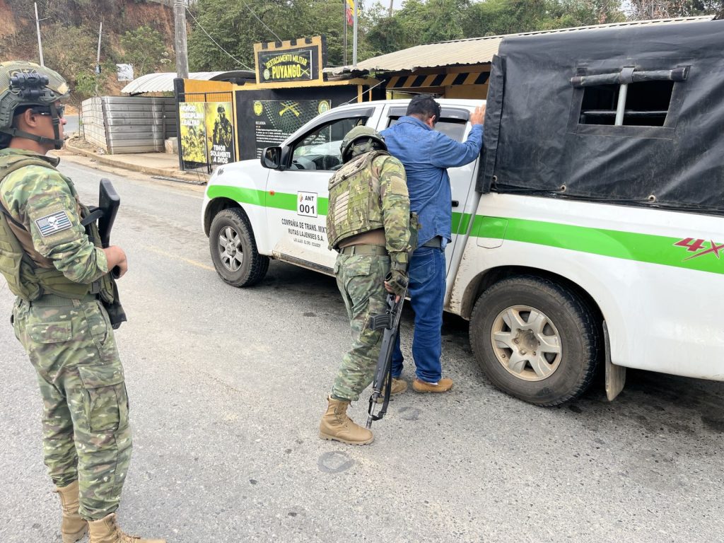 Operación CAMEX en Puyango