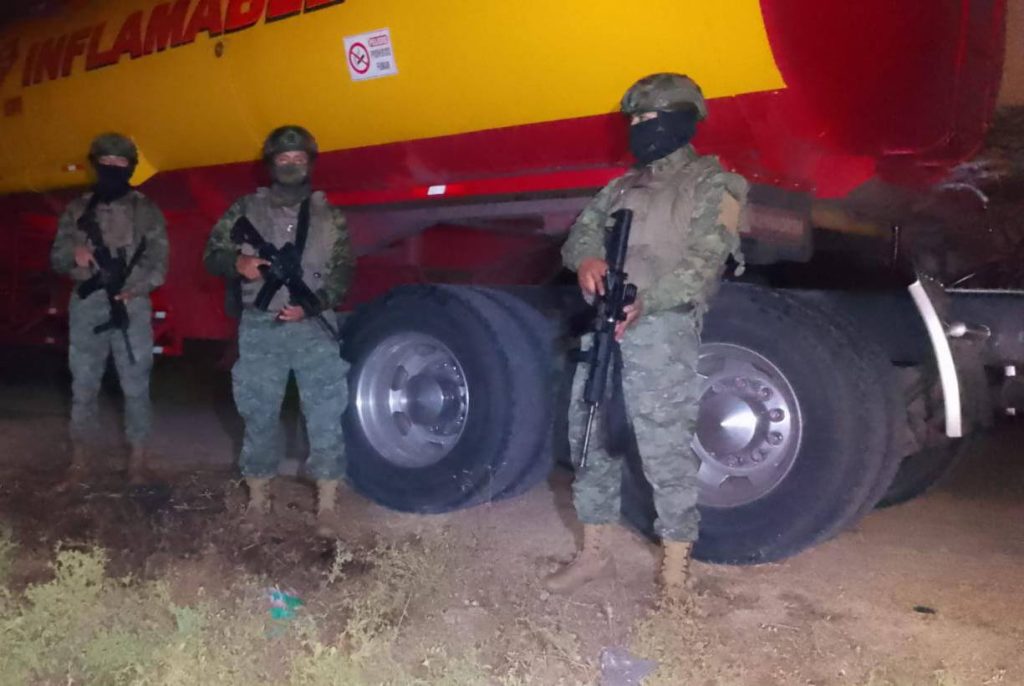 Operativo militar frustra robo de combustible