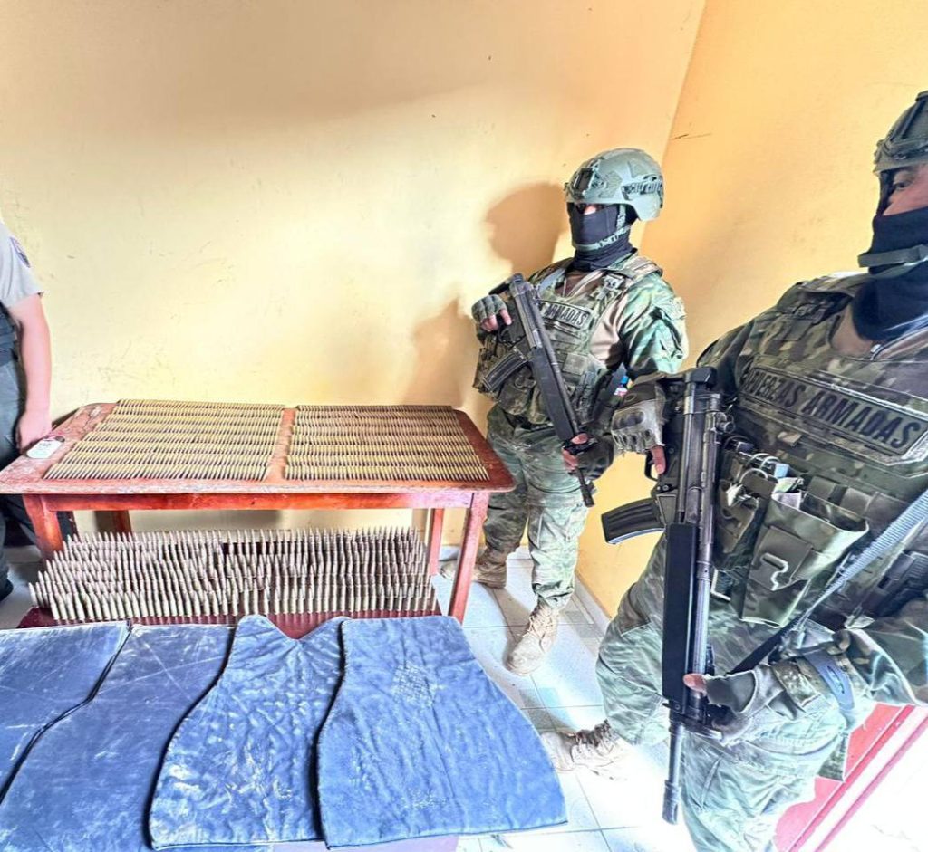 Ejército ubica munición en frontera con Paquisha