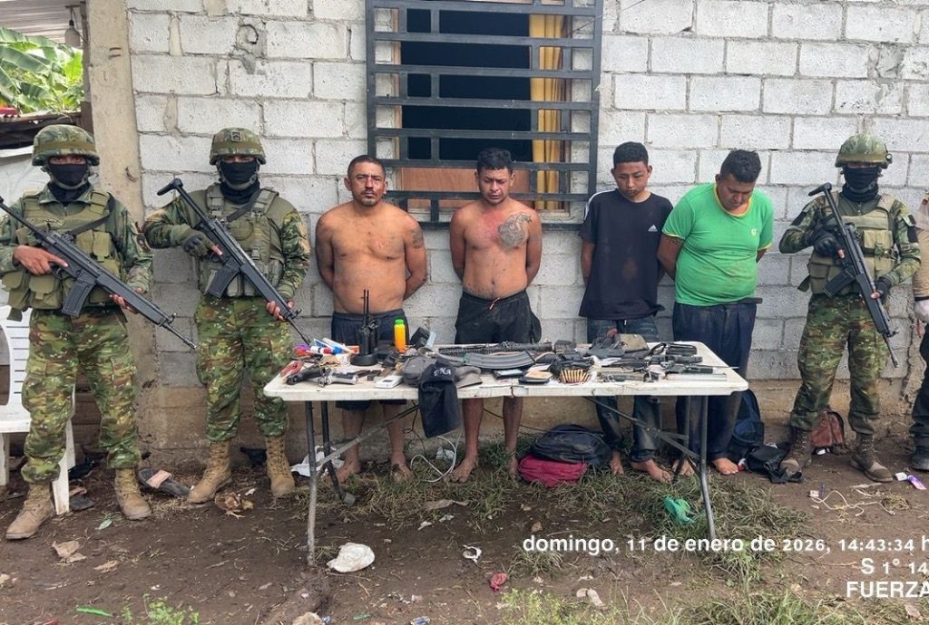Fuerzas Armadas desmantela estructura criminal en Los Ríos