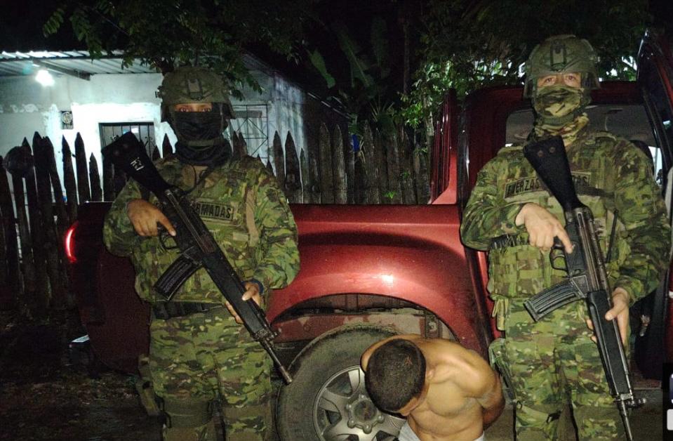 Militares refuerzan la seguridad en El Empalme