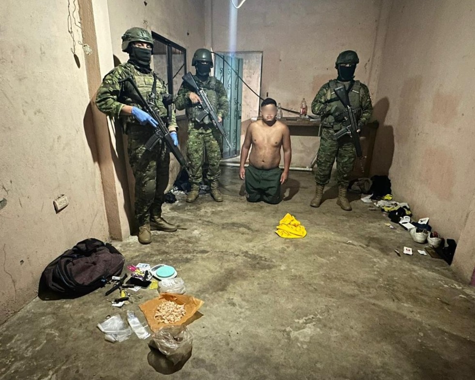 FF.AA. aprehende al “Gordo Eduardo” en Los Ríos