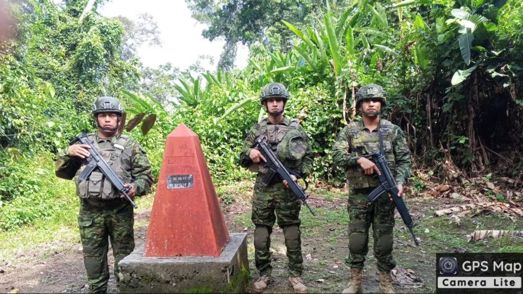 Operaciones de seguridad en límite fronterizo