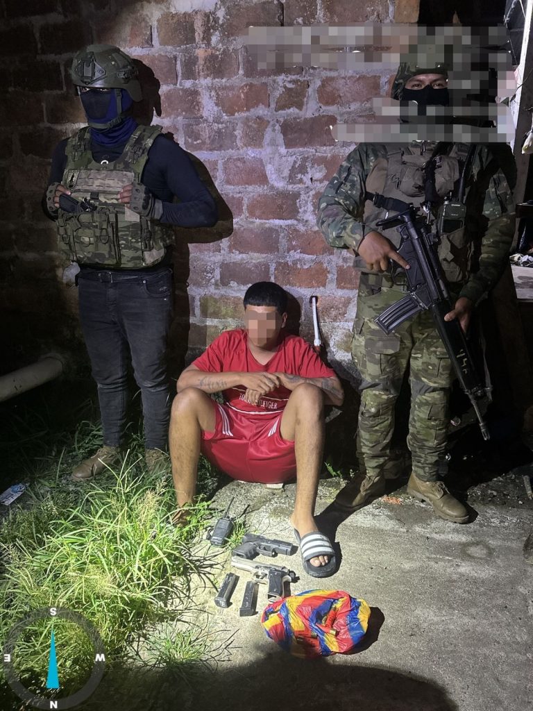 FF.AA. capturan a presunto integrante de “Los Águilas”, en Guayas