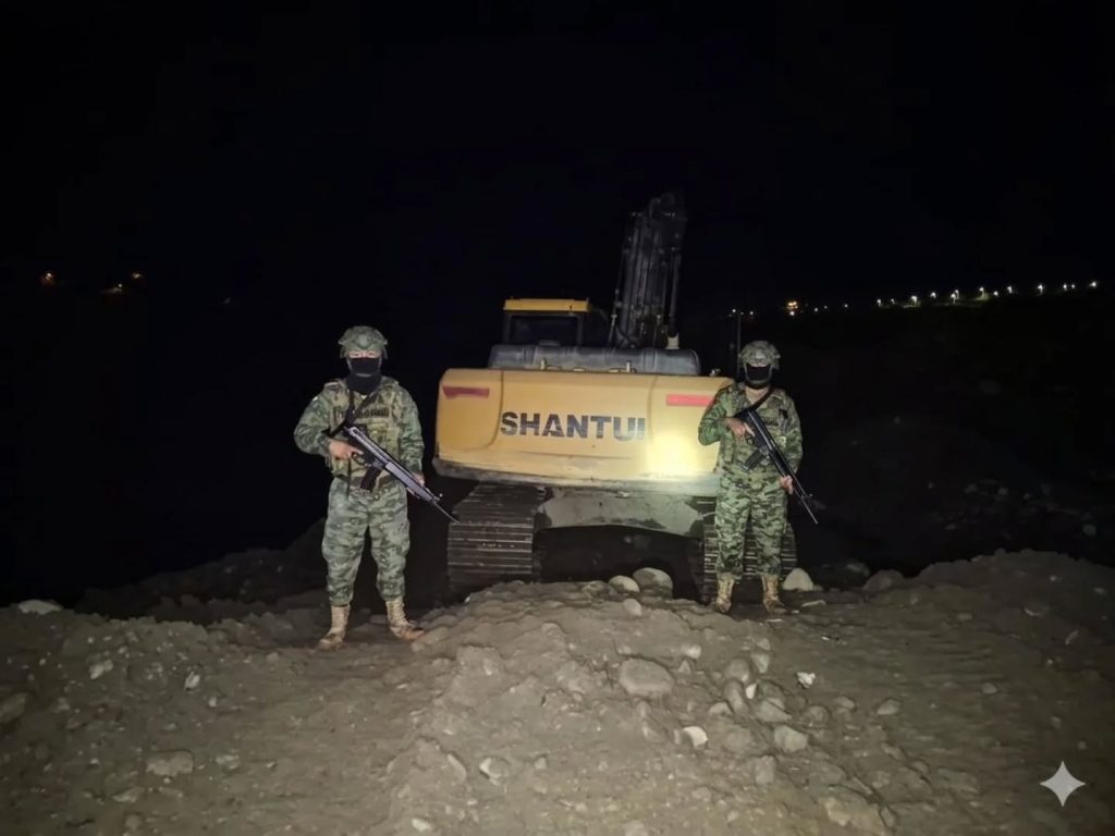 Operativo contra minería ilegal en Yacuambi