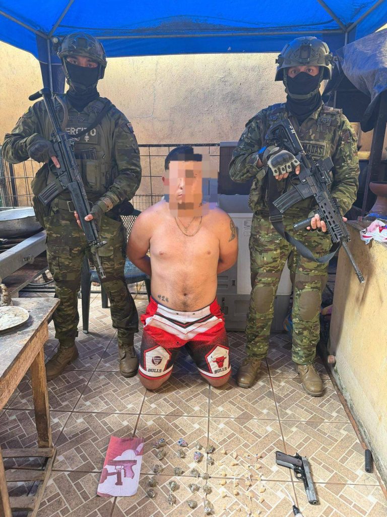 Detenido en Los Ríos un presunto delincuente con armamento