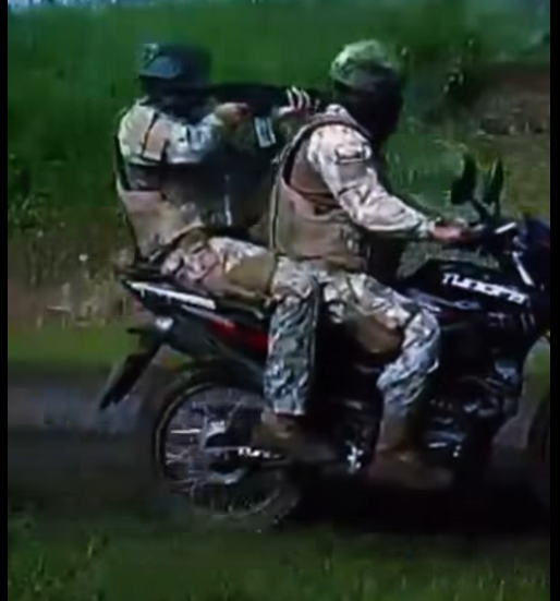 Fuerzas Armadas refuerzan control del toque de queda con motocicletas