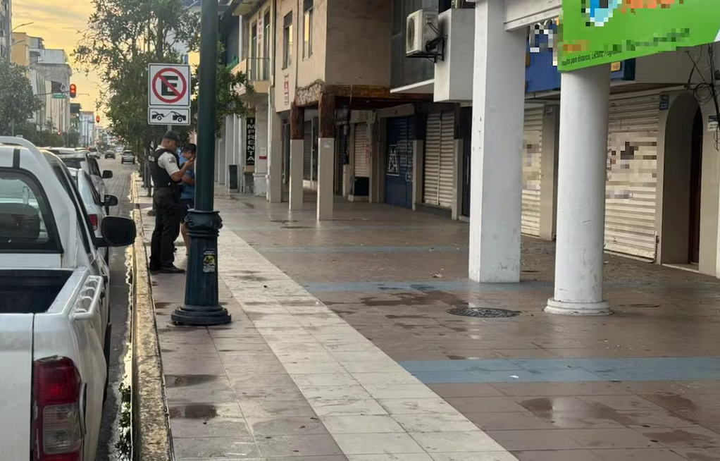 Explosión en entidad financiera de Machala