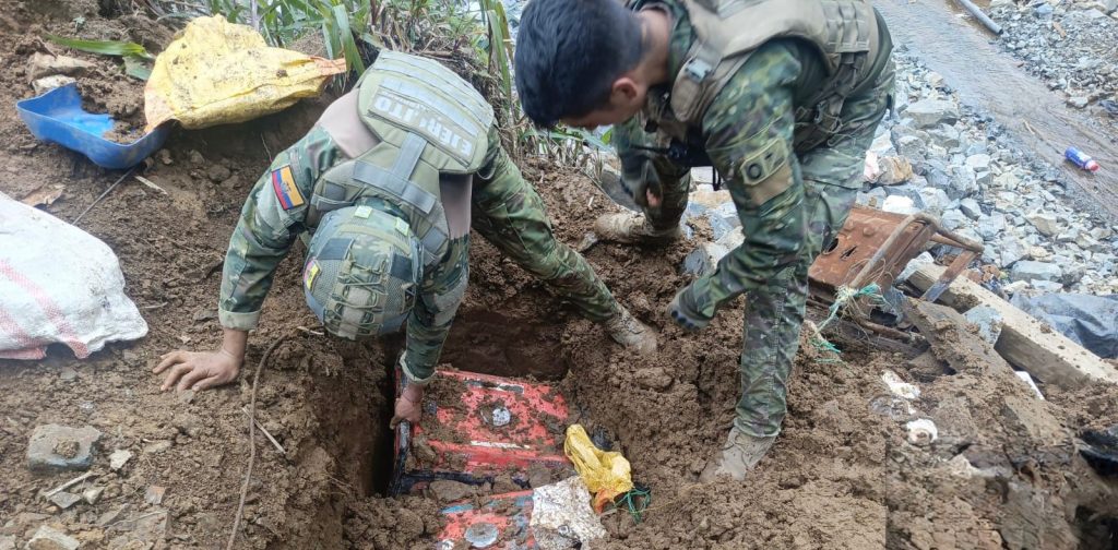 Golpe a la minería ilegal en Carchi