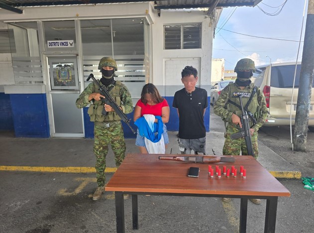 Militares aprehenden a presuntos integrantes de estructura delictiva en Vinces