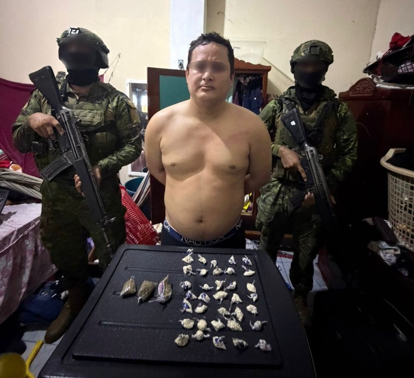 Capturan a alias “Elian”, presunto operador de microtráfico de Los Choneros