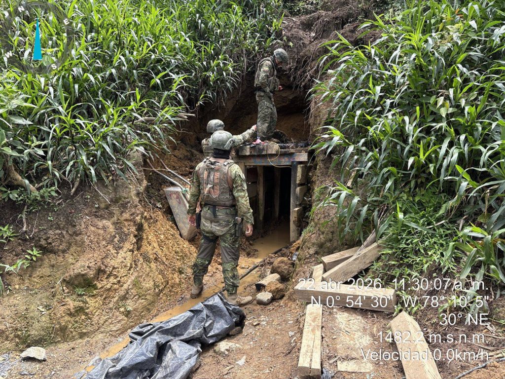 Operativos militares desmantelan minería ilegal en El Chical