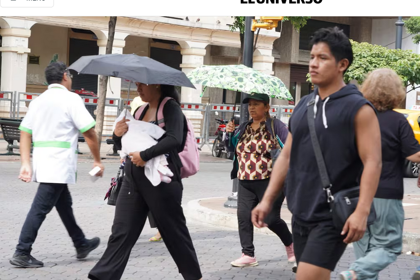 Altas temperaturas afectarán al Litoral ecuatoriano entre el 9 y el 12 de abril