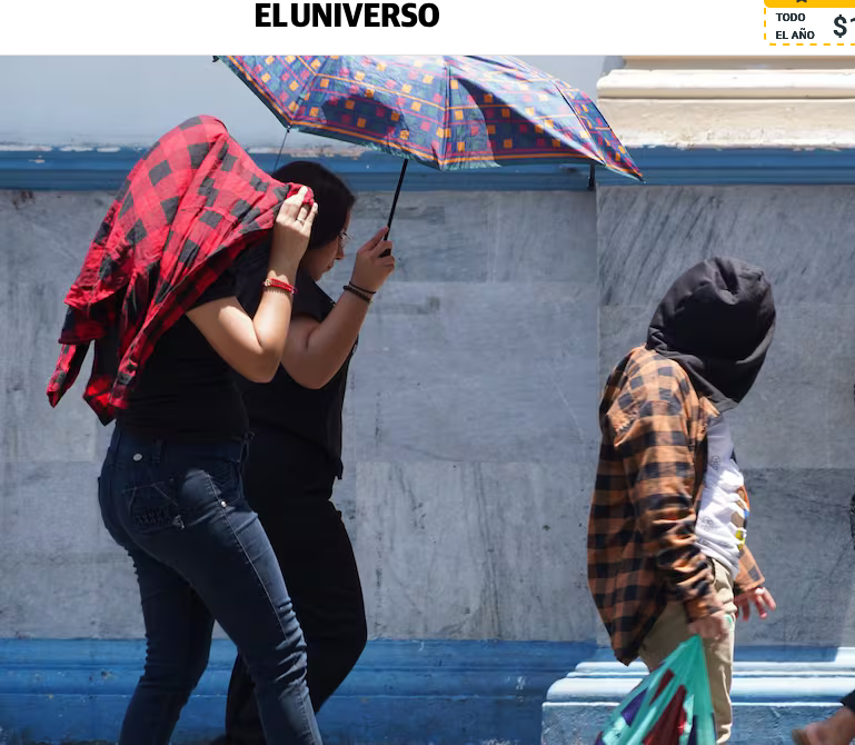 Inamhi alerta sobre índices UV extremadamente altos este lunes 13