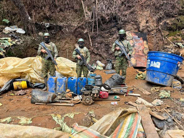 Minería ilegal en Imbabura