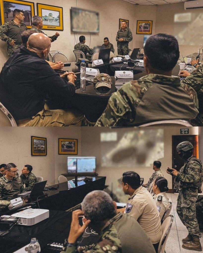 Megaoperativo militar en Puerto Bolívar