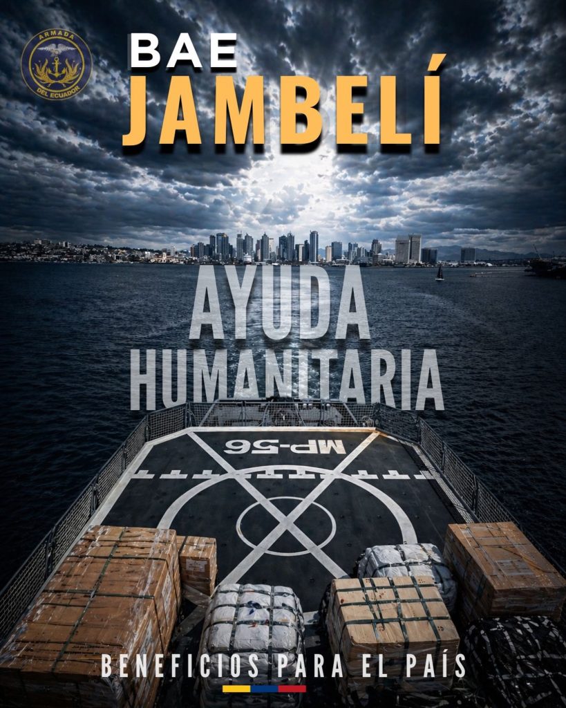 BAE Jambelí: un buque de esperanza frente a emergencias humanitarias
