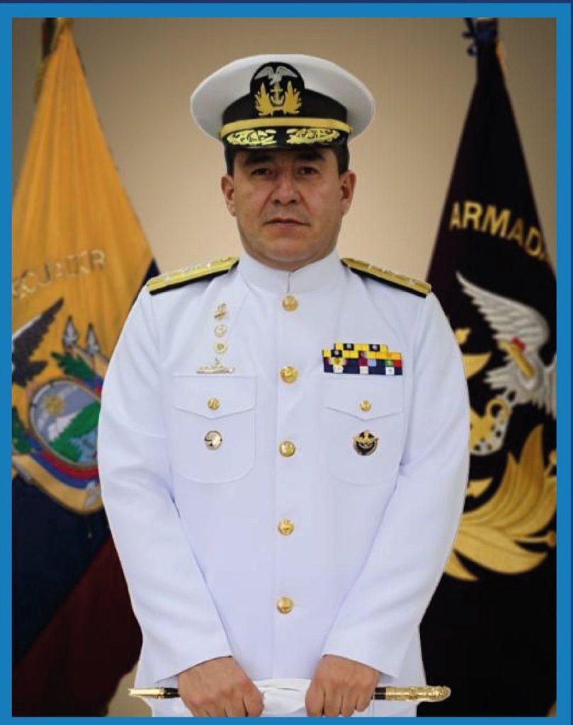 Presidente Noboa designa a Pablo Iván Pazmiño como comandante general de la Armada