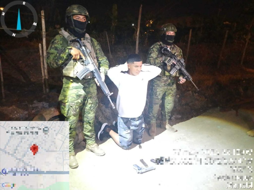Operativo de seguridad en Pedernales