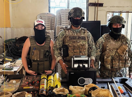 Armada del Ecuador desmantela puesto clandestino de “Mafia 18” en Guayaquil