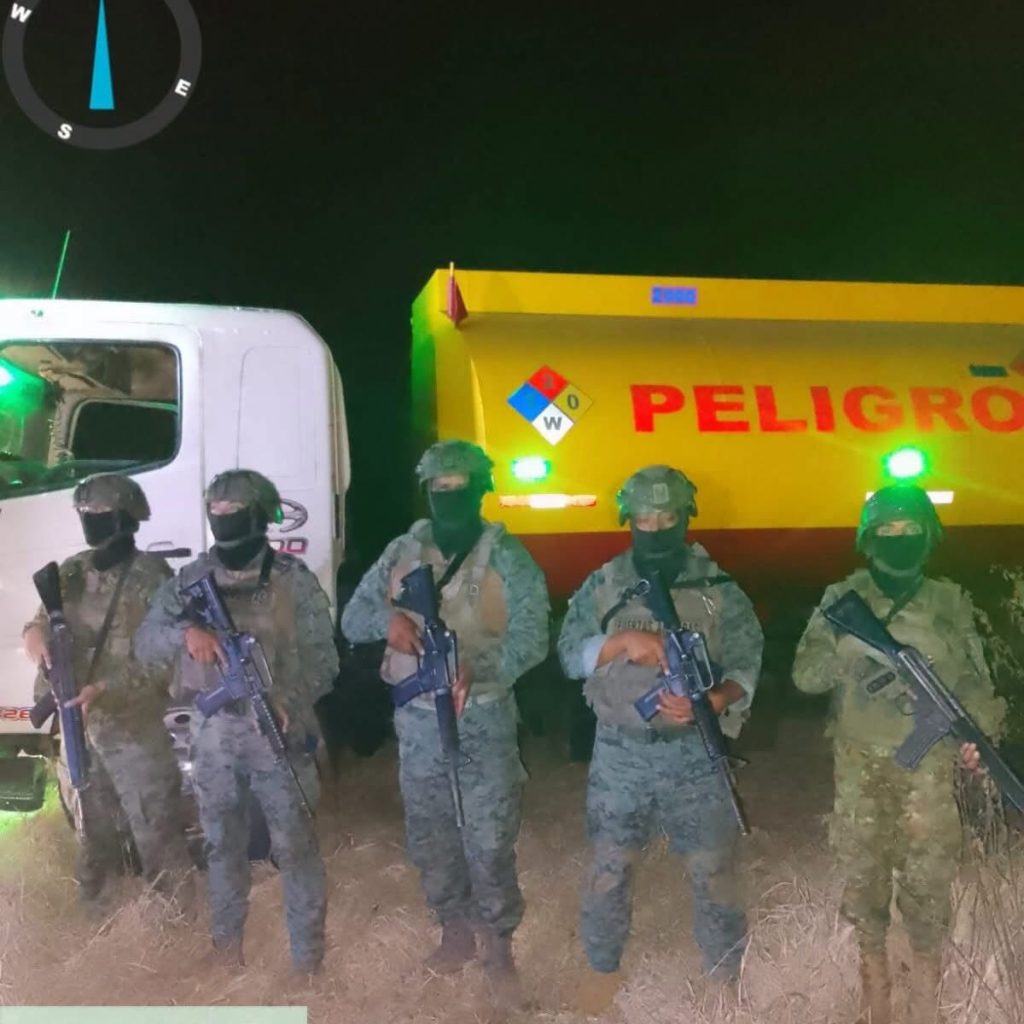 Operación de seguridad hidrocarburífera en Montecristi