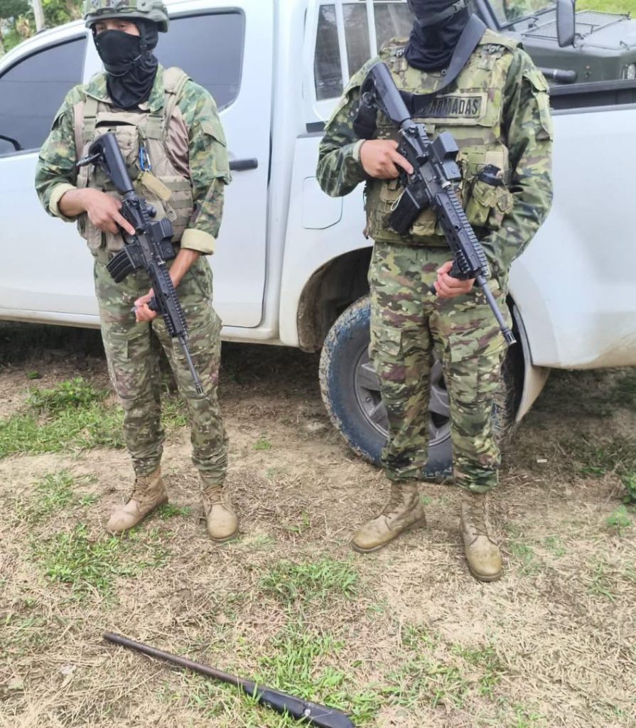 FF. AA. decomisan armamento en Quinindé