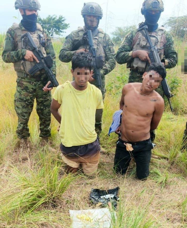 Presuntos delincuentes fueron detenidos durante operativo militar