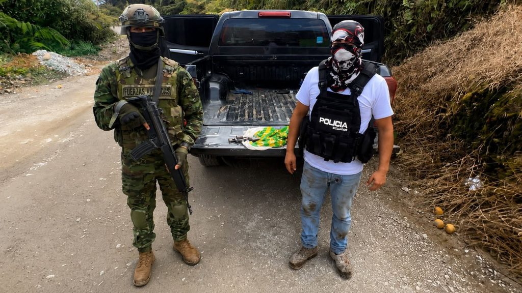 FF. AA. decomisan armamento en Paquisha