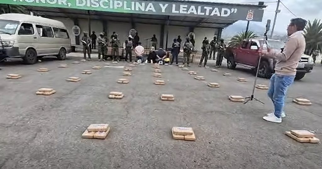 Militares interceptan 200 kilos de cocaína en Tungurahua