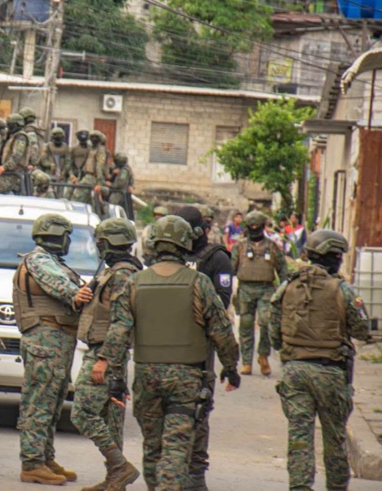 Refuerzan la seguridad en Durán con blindados, drones y vigilancia aérea