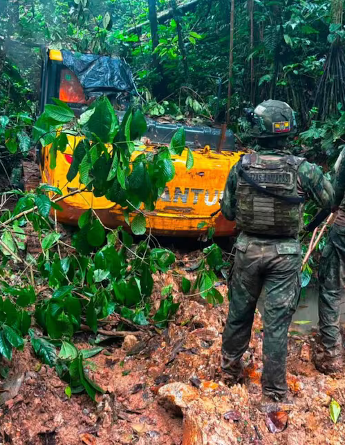 Golpe a la minería ilegal en Orellana deja pérdidas por USD 1,2 millones