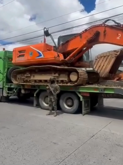 Operativo militar golpea minería ilegal en Napo y Pastaza