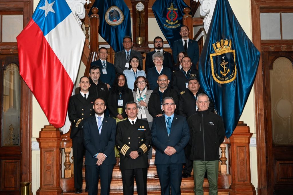 INOCAR fortalece la cooperación regional durante encuentro técnico de la CPPS en Chile