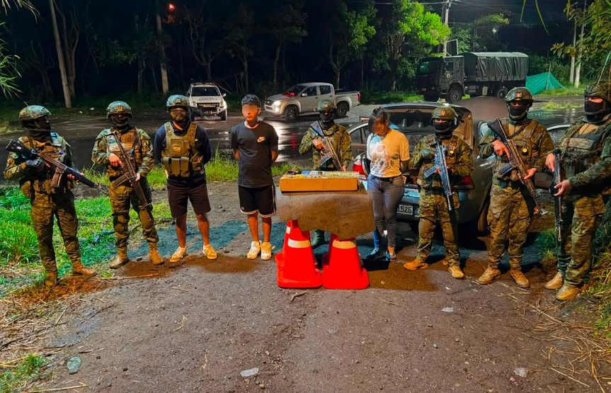Operativo de seguridad en Baños