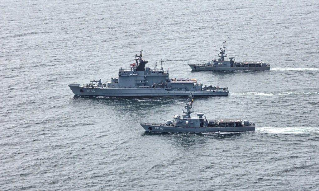 La Escuadra Naval fortalece su alistamiento operativo en el mar